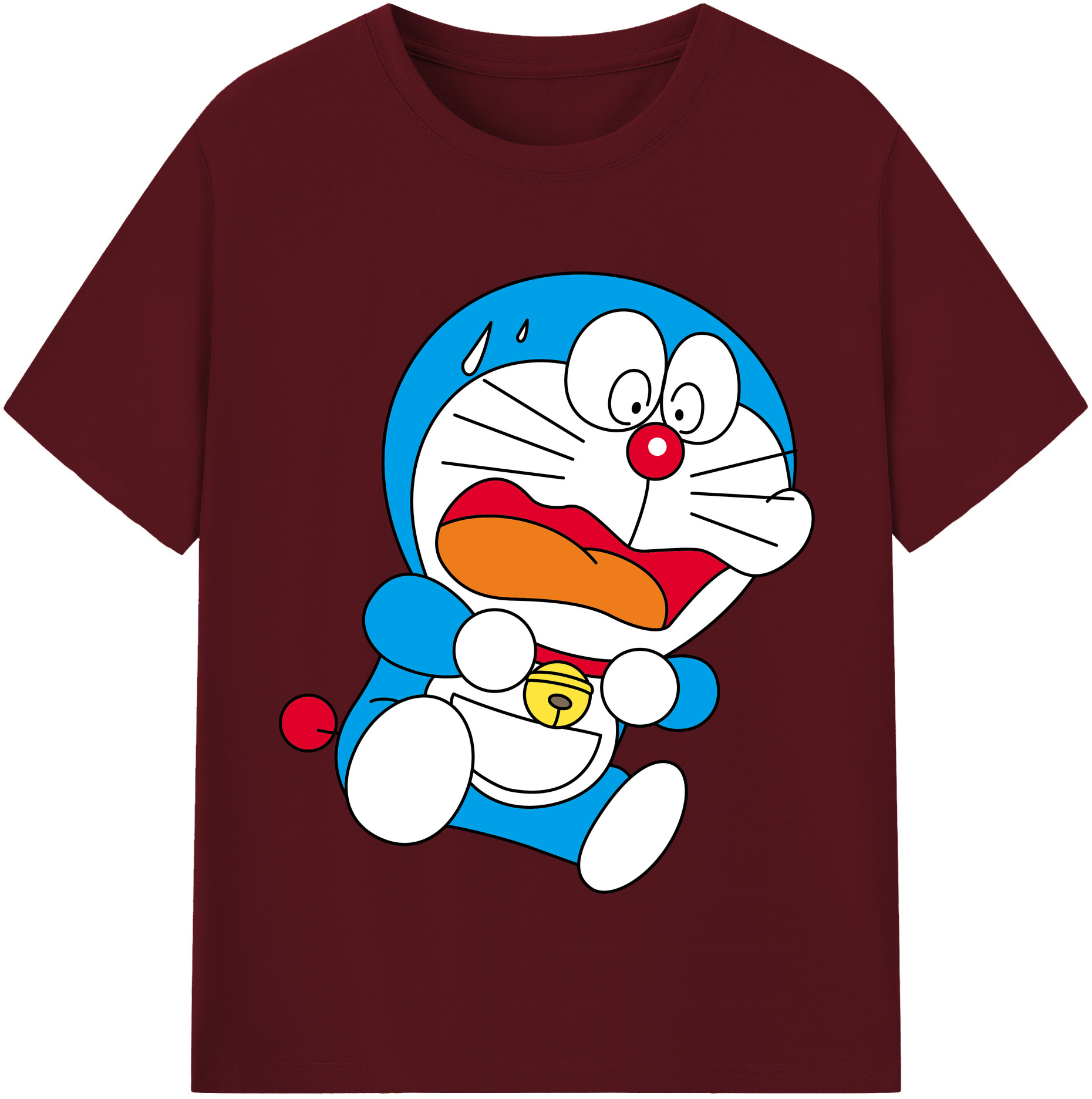 （画像用） ドラえもん Doraemon 綿100％半袖Tシャツ（フロントプリント）
